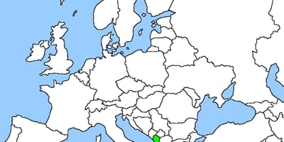 Mapa Albánie mapa umístění